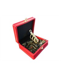 Brutal Stainless Steel Chastity Cage: Peniskäfig, gold